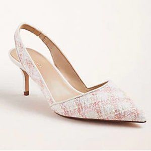 Ann Taylor Alexia Tweed Slingback Pump - Sz. 11